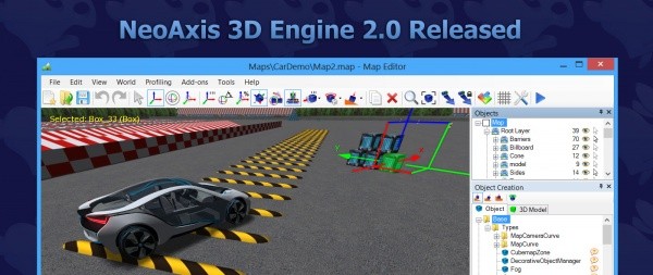 NeoAxis 3D Engine 2.0 Released