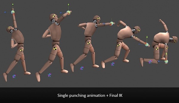 Single Punching Animation + Final IK