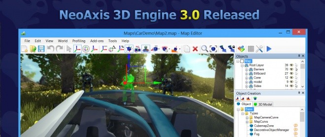 NeoAxis 3D Engine 3.0 Released