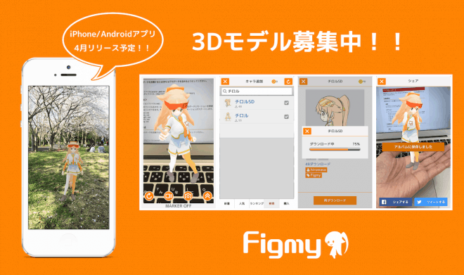 Figmy 3Dモデル募集中