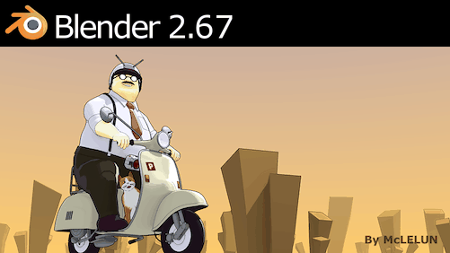 Blender 2.67 Splash