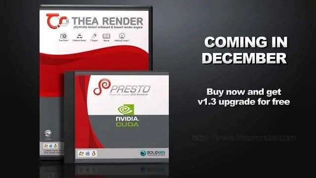 Thea Render v1.3 Technology Preview