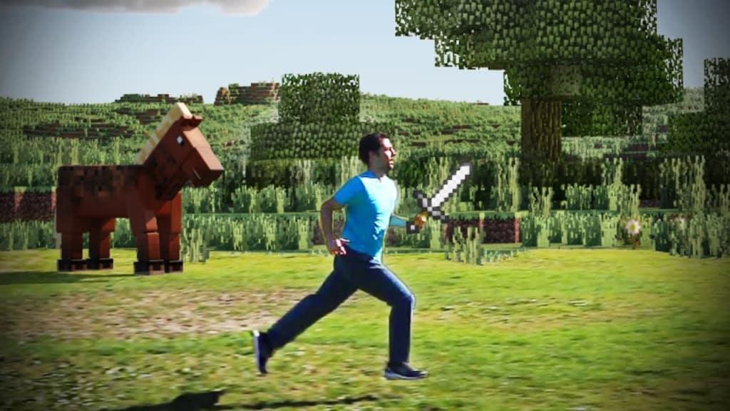 Birth of Man - a Minecraft film - 実写との融合感が美しい！「マインクラフト」の世界をリアル再現した長編映画 ...