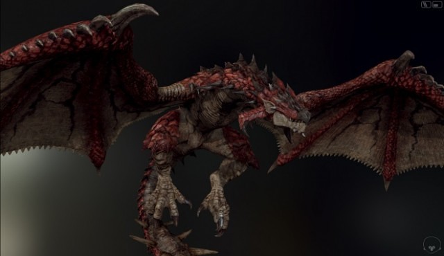 Marmoset Viewer - Fan art Liolaeus／Rathalos（MonsterHunter
