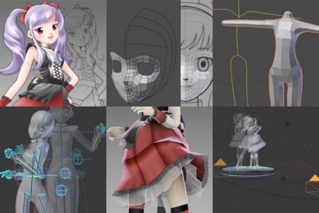 Blender 3Dキャラクターメイキング・テクニック Blender 3Dキャラクター メイキング・テクニック - 無料3D