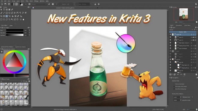 Krita 3 0 アニメーション機能も追加された無料の高機能2dペイントソフトウェア メジャーアップデート Kickstarterも始動中