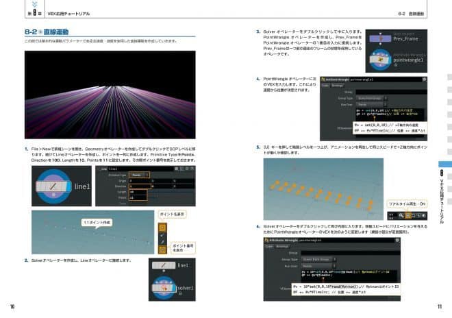 理論と実践で学ぶHoudini -SOP＆VEX編- 佐久間 修一氏著書！SideFX