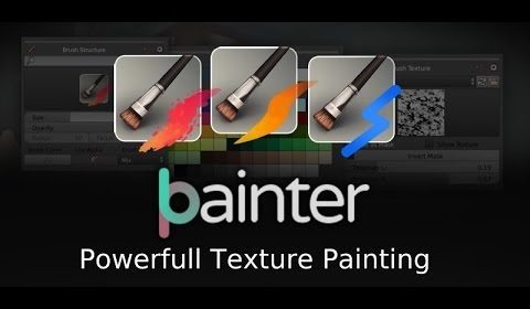 Bpainter 1 0 Blender用の3dテクスチャペイントアドオンがリリース