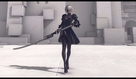 Nier Automata 2b 全武器モーション鑑賞動画 話題作 ニーア オートマタ 主人公2b ツービー の魅力的なモーション鑑賞動画