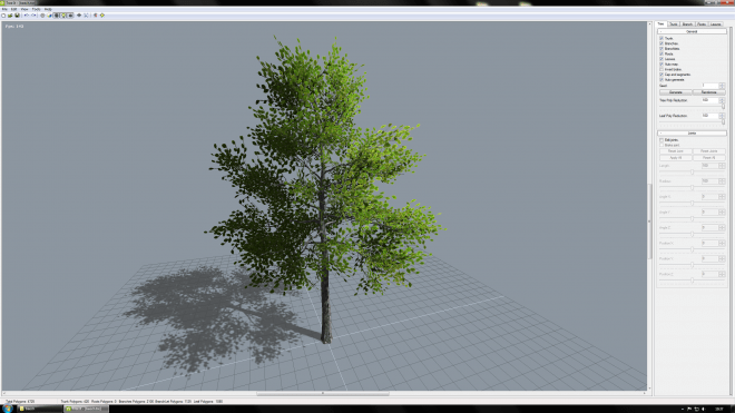 Tree It パラメータ調整でお手軽に3dツリーを生成可能なフリーソフト Windows