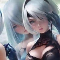 2b And Video Process 美麗アートでお馴染みsakimi Chan氏による 2b と Nier Automata のイラスト制作プロセス