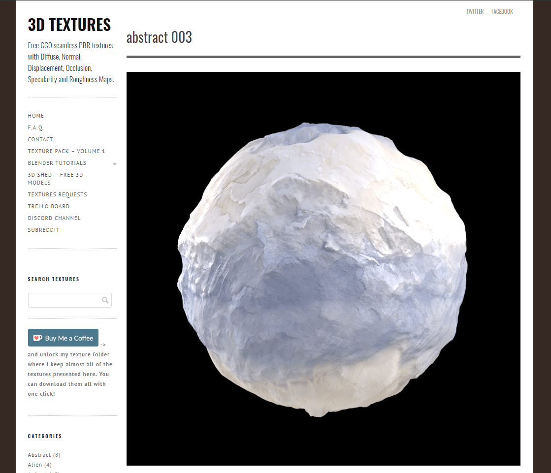 3d Textures 無料でcc0ライセンスのpbr対応シームレステクスチャを多数公開しているサイト
