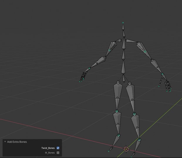 Gamereadyskelton ワンクリックでue4やunity Vrchat 対応のスケルトンテンプレートを呼び出すことができるblender 2 8アドオン
