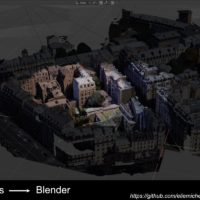 Maps Models Importer v0.1.3 - GoogleMapの3D地図をBlenderに 