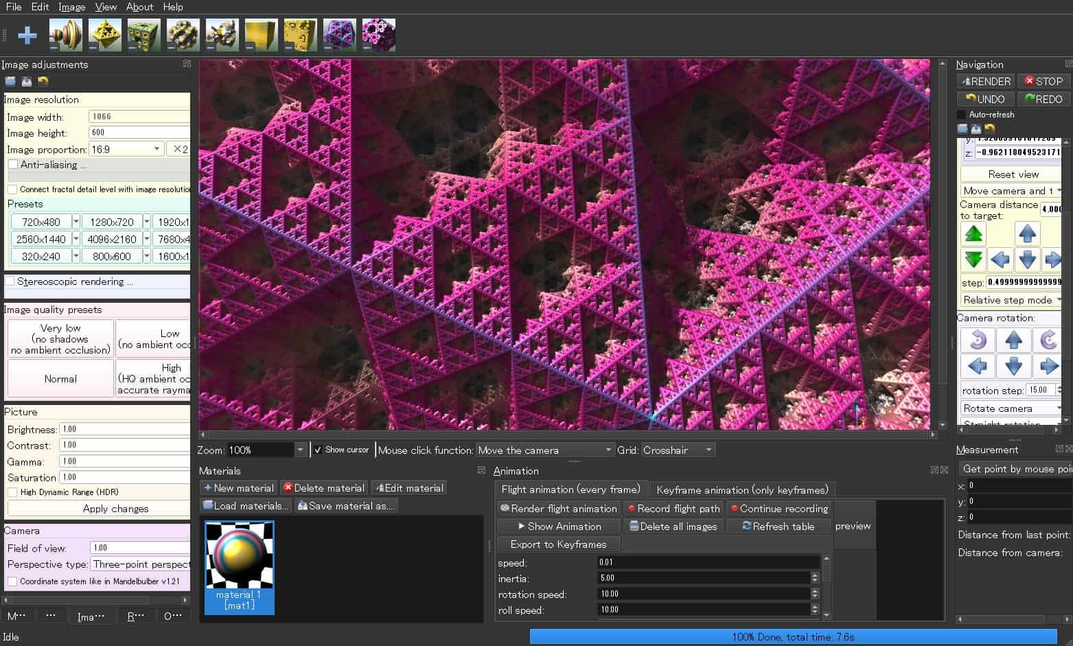 Mandelbulber 2.20.0 - 3次元フラクタル形状を生成＆レンダリング可能 