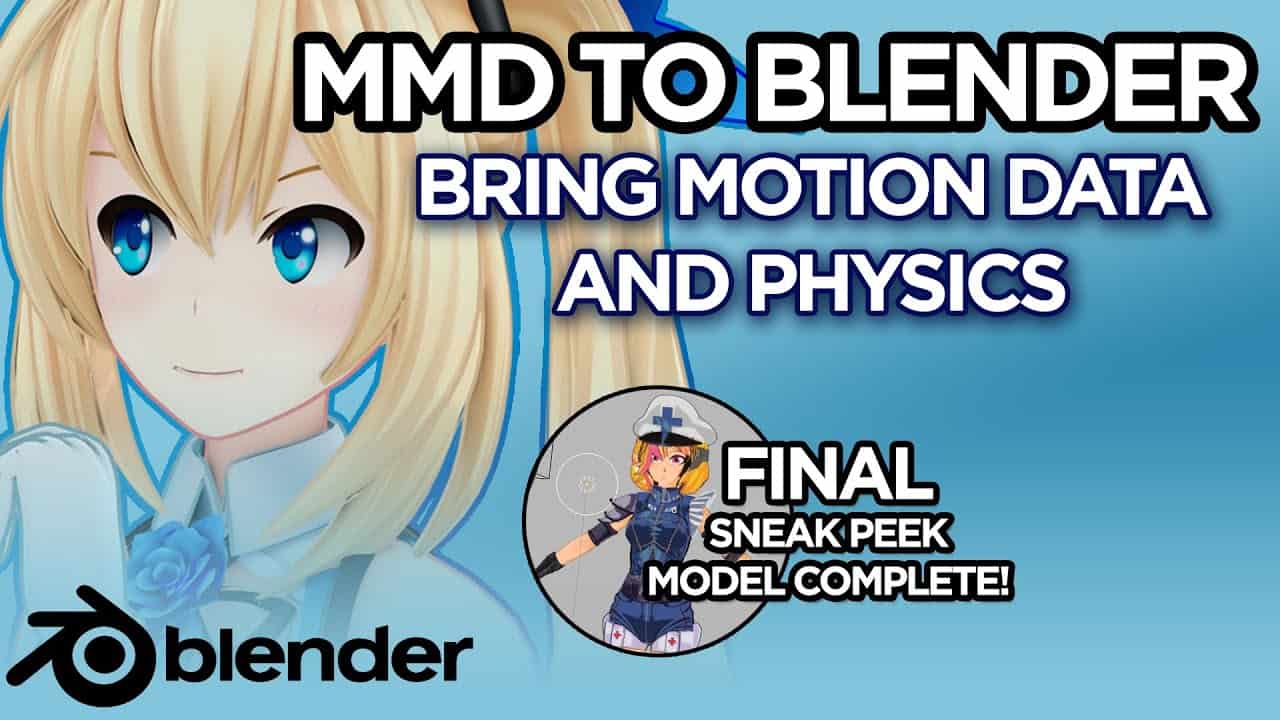 Mmd To Blender 2 8x Motion File Vmd Mmdのフォーマットであるvmdデータをblender 2 8にインポートするアドオンの解説動画