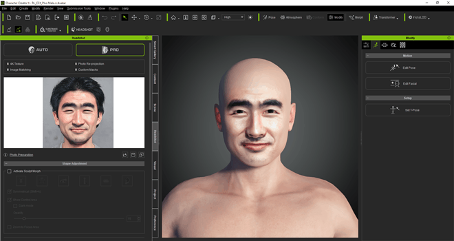 Character Creator 3 Review 誰でも簡単にリアル3dキャラクターモデルが作成可能なソフト Cc3 を試してみた