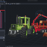 Blockbench Minecraft用mod素材作成でも活用されるローポリ制作に特化した3dモデリングツール Win Mac Linuxブラウザ上でも動作 無料 オープンソース