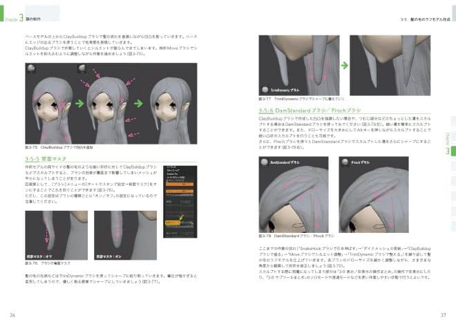 ZBrush フィギュア 制作の教科書 3Dモデリング デジタル造形 CG ZBrush