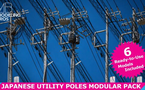 Japanese-Utility-Poles-Modular