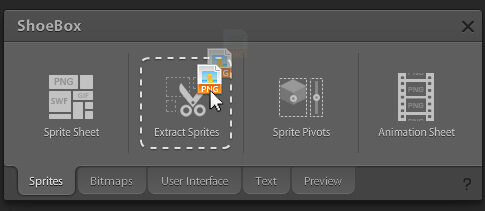ShoeBox 3.0 - スプライトデータならまかせろ！ドラッグ&ドロップで